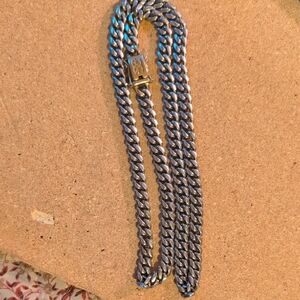 Dolce & Gabbana 18k GP Chain Necklace with Clasp.